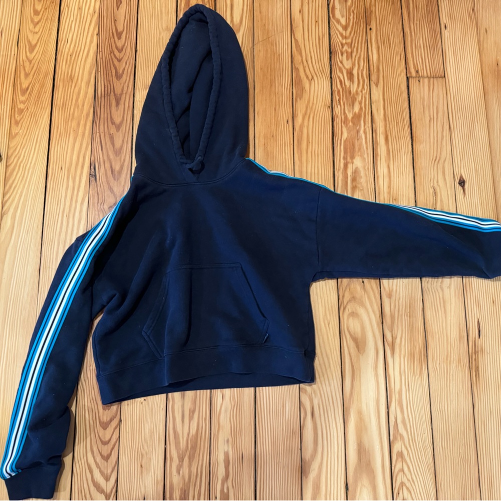 TNA cropped sweatshirt navy